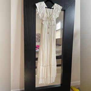 Free people off white/cream Maxi Dress